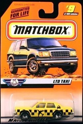 Matchbox LTD Taxi Yellow Air Traffic Series 2 1999 Basic Die-Cast Vehicle... 