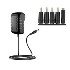 6V 2A Power Supply Adapter AC To DC Charger Cable 6.6 FT 5 Plugs Device
