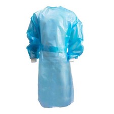 McKesson Disposable Chemotherapy Procedure Gown Blue 2X-Large 30 Ct