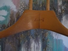 antique wooden clothes display rack gentlemen's wood SUIT STAND butler valet