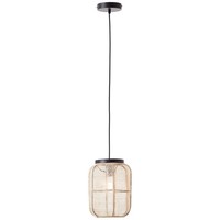 Brilliant 99602/76 Tannah Pendel HäNge Decken Leuchte Lampe 22Cm Schwarz Natur