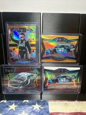 Anthony Alfredo 4 Card Lot Ft Tie Dye/25, Orange/49, Maroon/125 and TriColor/149