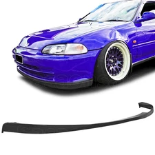 [SASA] Fit for 92-95 Honda Civic Sedan 4dr Only SiR PU Front Bumper Lip Splitter