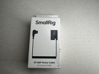 SmallRig DT-E6P D-Tap to LP-E6P Dummy Battery Power Cable Coiled for Canon
