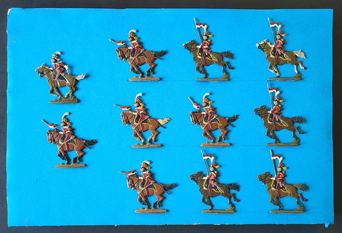 Plats d'étain Soldats - Zinnfiguren - Flat tin