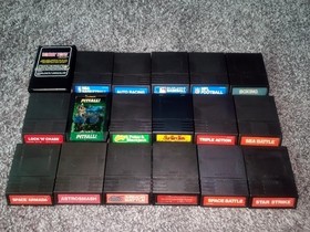 Sears Intellivision Super Video Arcade Console in Box + 18 Games Works See Pics 