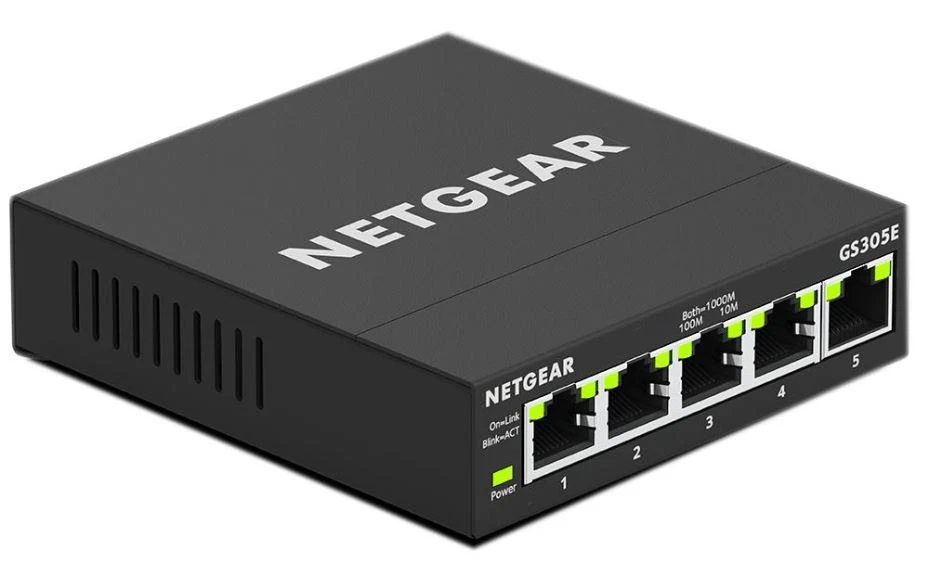 NETGEAR - Switch 5 Port Gigabit Ethernet Terurus Bersiri GS300E - Image 3 of 4