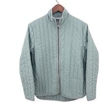 PETER MILLAR Pippin Quilted Travel Jacket Womens Small Green Lightweight X726