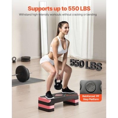 Aerobic Exercise Step Platform 28Inch Workout Aerobic Stepper Height