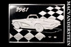 1961 Corvette Sterling Silver Bar- 1.2oz 37g .925- Choice Gem Proof #K1258