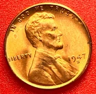 1947-S Lincoln Wheat Cent Penny GEM RD BU From an Original Bank Roll
