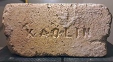 Antique KAOLIN stamped Firebrick