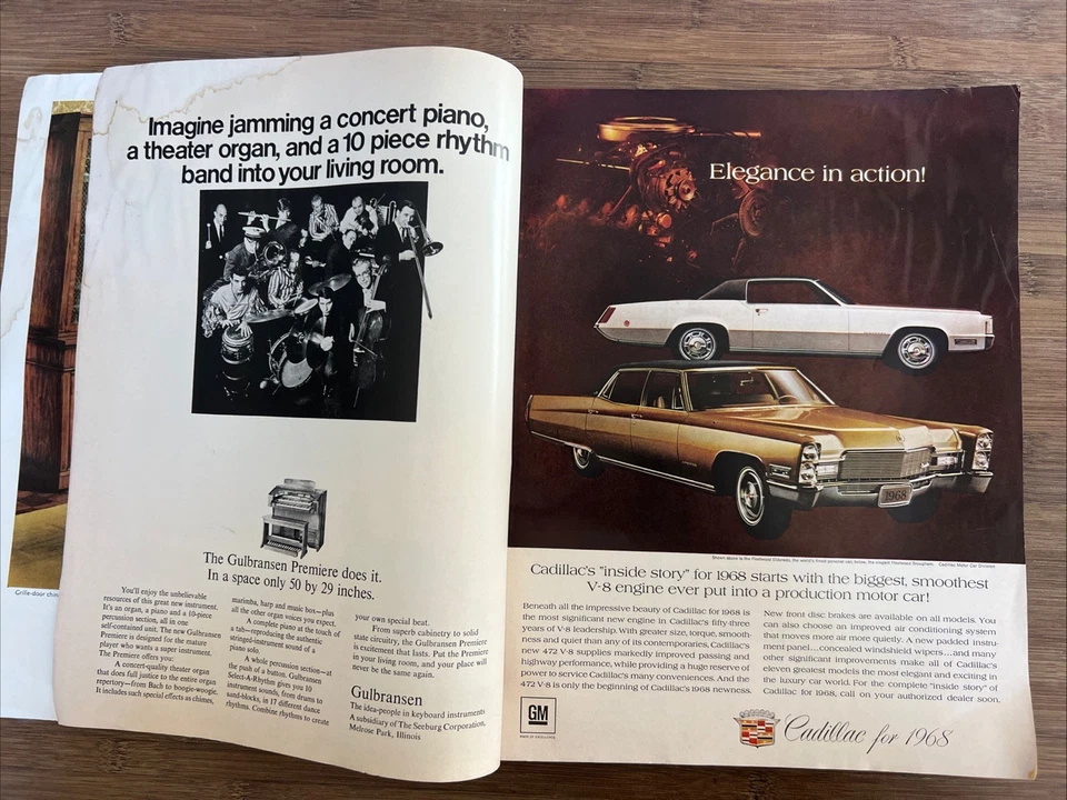 House Beautiful Magazine November 1967 Rapport by Drexel MCM Decor Vintage Ads - Image 3 of 4