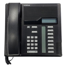 Nortel M7208 Display Phone NT8B30, Black Refurbished 