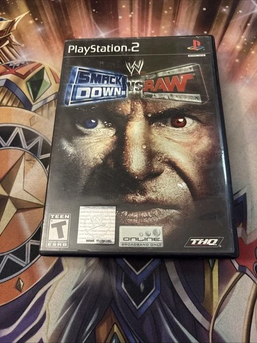 WWE SmackDown vs. Raw (Sony PlayStation 2, 2004) No Manual - Tested And Working