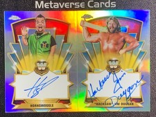 2026 Topps Chrome WWE Refractor Legendary Auto Lot x 2 Hornswoggle Jim Duggan