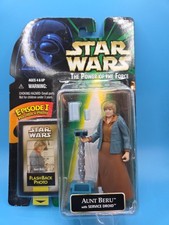 Star Wars POTF Aunt Beru w Service Droid Flashback Photo MOC Hasbro 1998