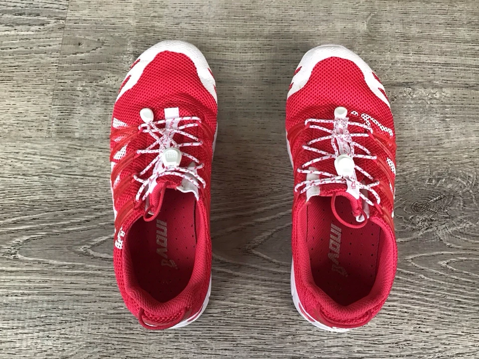 Inov 8 Mujer Bare X Lite 135 Talla 6.5 Rojo Blanco Tenis Zapatos Atléticos Foto 4 de 4
