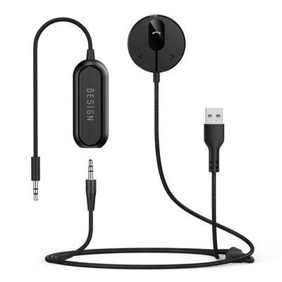 BESIGN BK01 Bluetooth Car Kit, Wireless Aux Receiver for Handsfree Calls and Mus