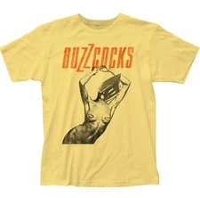 Buzzcocks Orgasm Addict Mens T Shirt Rock and Roll Music Band Tee New Yellow