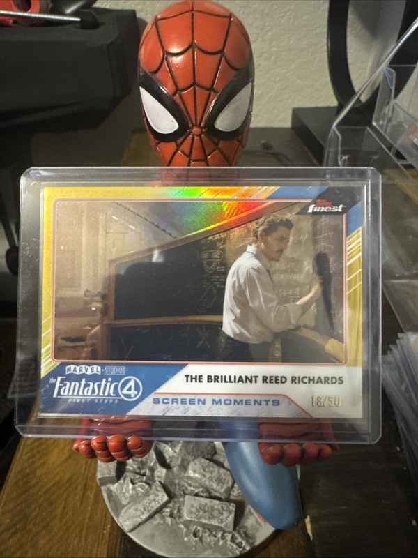 2026 Topps Finest Fantastic Four The Brilliant Reed Richards Screen Moments /50