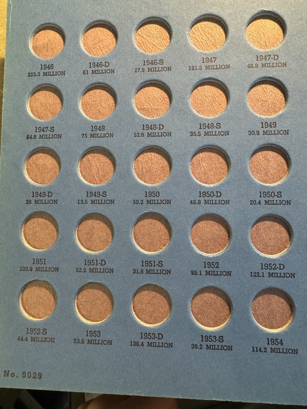 Whitman Roosevelt Dime Collection Starting 1946 Coin Album  #9029