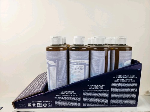 Dr Bronner's LAVENDER Pure Castile Soap 18-in-1 Hemp 16 oz LOT OF 4 - Picture 4 of 6