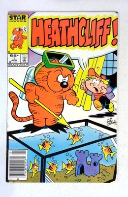 Heathcliff #1 Newsstand comic book Marvel (1985) FN