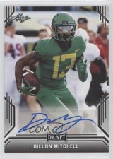2019 Leaf Draft Auto Dillon Mitchell #BA-DM3 Auto 0cv1