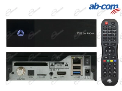 AB-Com Pulse 4K Mini Decoder Sat Enigma2 Openatv Lettore Smartcard per Tivusat