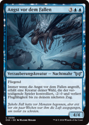 Angst vor dem Fallen - Duskmourn Haus des Schreckens The Gathering MTG