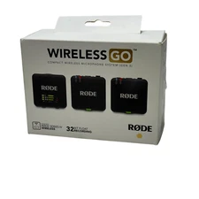 Rode Wireless GO Gen 3  Compact Wireless Mic Pristine Audio 32-bit Float Record