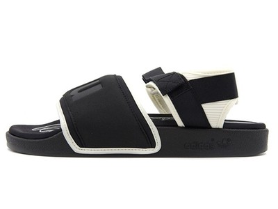 Unisex - Adidas Original x Pharrell Williams Basics   Adilette 2.0 White/Black Adidas x Pharrell Williams Adilette 2.0 Sandals Slides White  main image 4