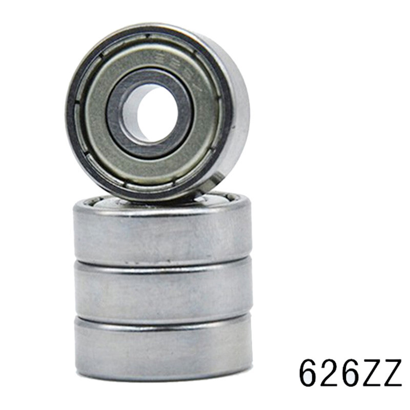 10Pcs 626ZZ Steel Metric Flanged Ball Bearing 6*19*6mm Replacement