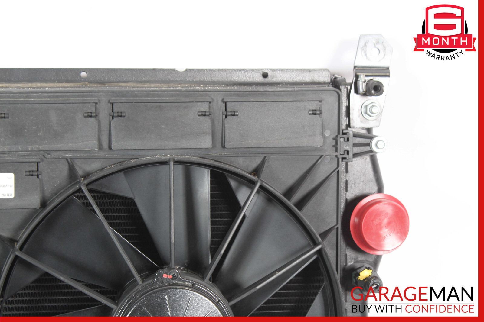 08-16 Maserati GranTurismo 4.2L Water Cooling Radiator A/C Condenser OEM