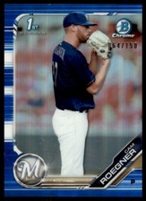 2019 Bowman Chrome Prospects Blue Cam Roegner RC /150 Brewers #BCP-238
