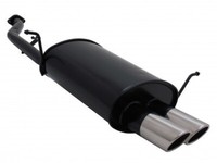 Novus EndschalldäMpfer 2X76Mm Sr-Design Stahl FüR BMW E36 Compact-3/C G +Abe