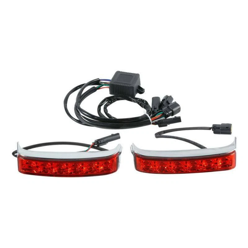 Luz de giro de freno LED para alforja para Harley Touring Road King Glide 2014-2023 Foto 4 de 4