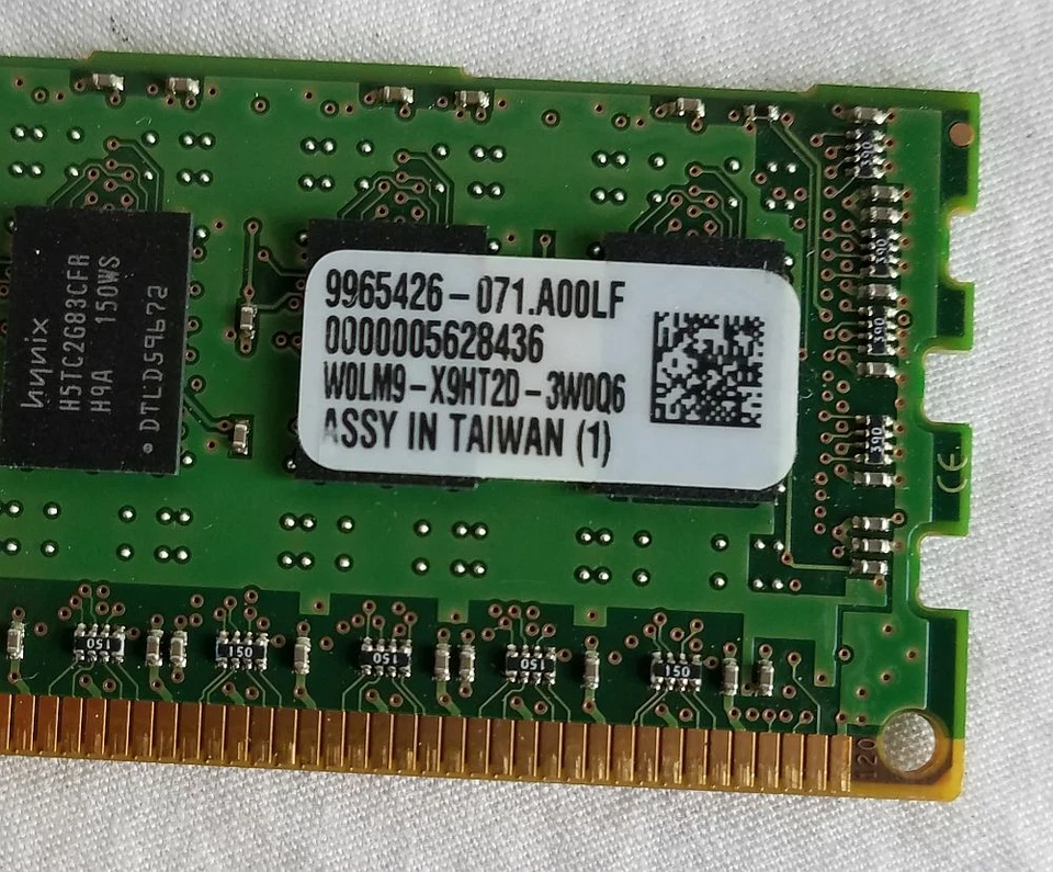 KINGSTON KTH-PL3138/4G 1x4gb 1333mhz Pc3-10600 Cl9 Ecc Registered Ddr3 Sdram - Image 3 of 4