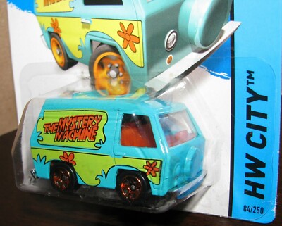 Hot Wheels 2014 Tooned 1 HW City #84 The Mystery Machine Scooby