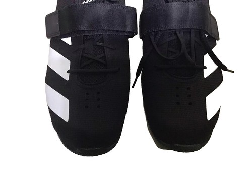 Adidas Adipower 5 Men's Black 3 Stripe Weightlifting Athletic Shoes Sz 14 - Picture 4 of 14