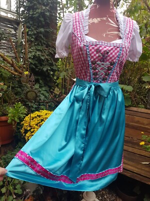 *Spieth &Wensky* Traum Dirndl+Schürze Gr S M 38 Trachten~Wiesn~Oktoberfest TOP