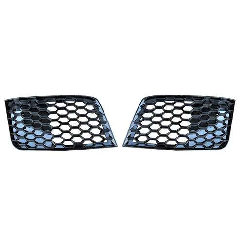 1 par de cubiertas antiniebla ABS negro brillante para Audi RS3 13-16 parachoques delantero rejilla - Imagen 3 de 9