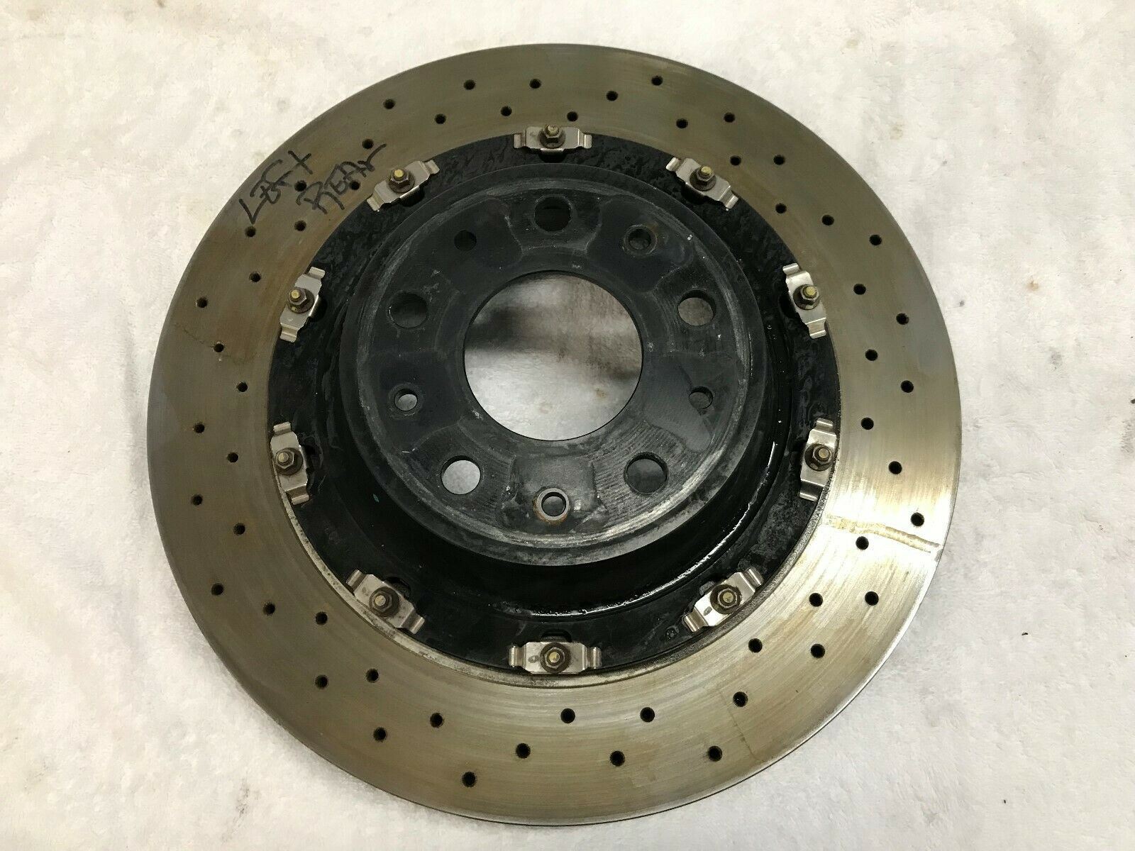 LAMBORGHINI MURCIELAGO LP640 REAR LEFT DRIVER BRAKE DISC ROTOR OEM 410615601