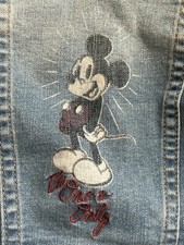 Disney Baby Girls Mickey Mouse Denim Trucker Jacket Size 3-6 Months New