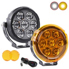 2x 4.5inch Led Round Driving Fog Lights Spot Flood Combo Motorcycle Offroad Atv