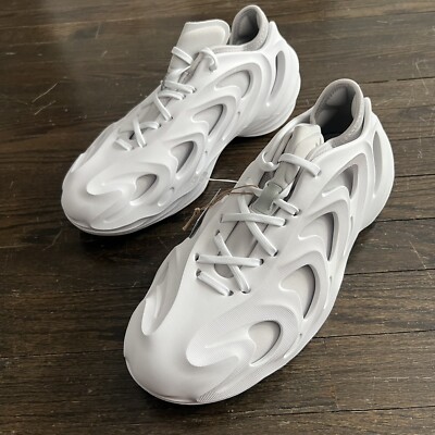 adidas AdiFOM Q Men’s Low Top Lace Up Athletic Sneakers Gray/White size: 9.5 Adidas adiFOM Q Cloud White Grey for sale | eBay main image 4