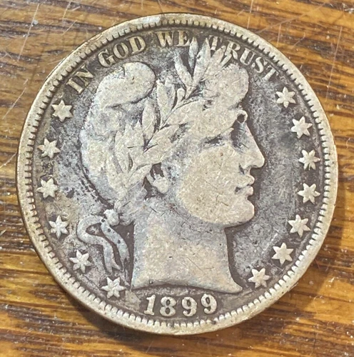 1899 Barber Half Dollar Nice Original Fine CHRC