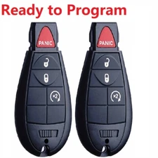 2 For 2013 2014 2015 2016 2017 2018 Dodge Ram 1500 Remote Start Key Fob GQ4-53T