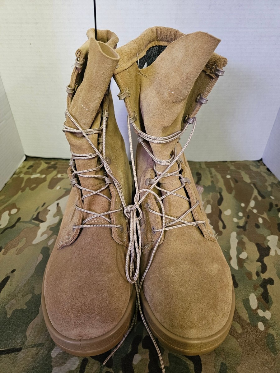 Vintage Combat Army Boots Cold Weather Men\'s Woman\'s Tan Military  BENEFITS CHAR Cold Weather Military Boots Shop Army Surplus World main image 3